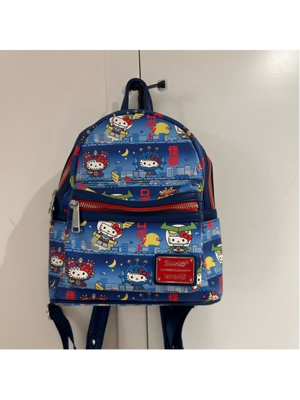 Loungefly Sanrio Hello Kitty Kaiju 2020 SDCC Mini Backpack Limited Rare NEW READ